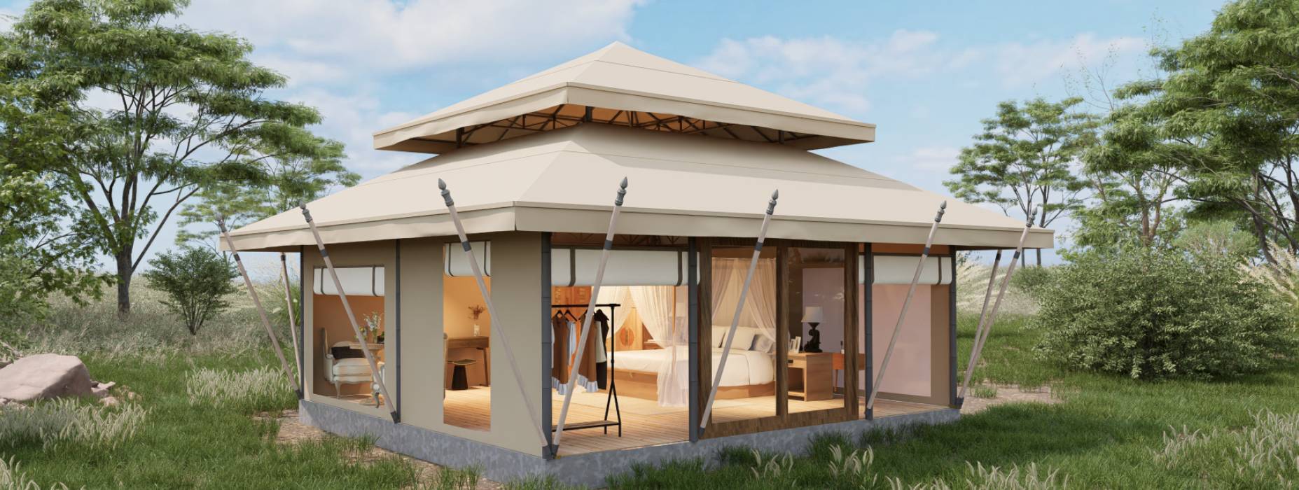 潜江市户外野奢帐篷